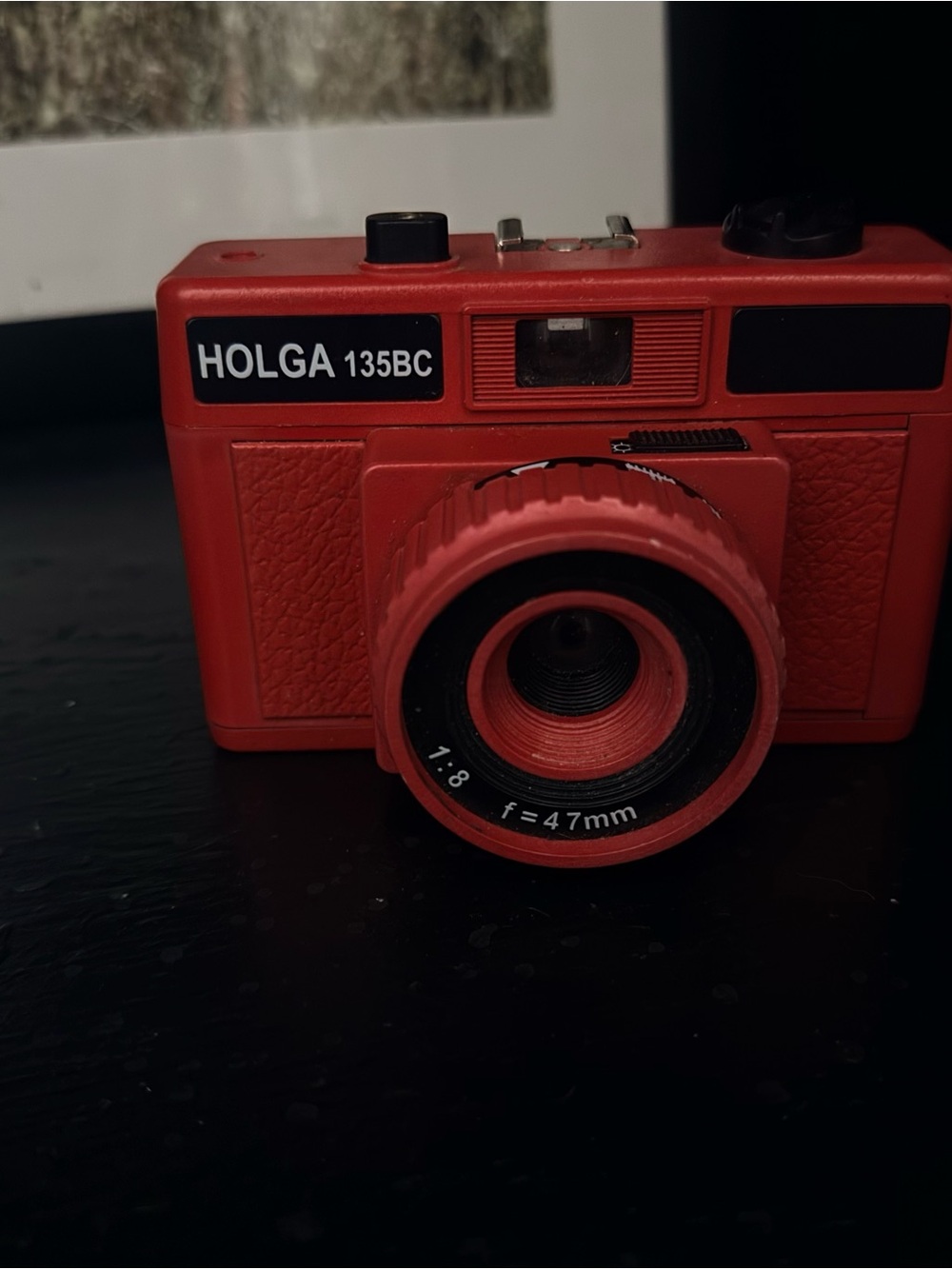 Olga Holga 135BC Vintage-Style 35mm Camera in Red